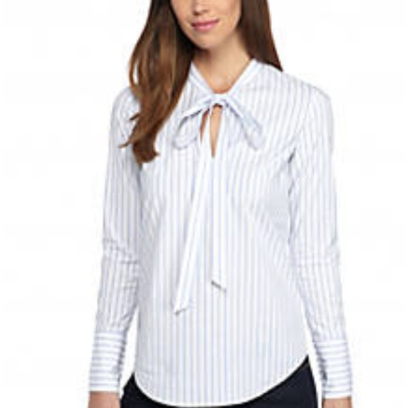 Michael kors hampton tie front top - Picture 2 of 8
